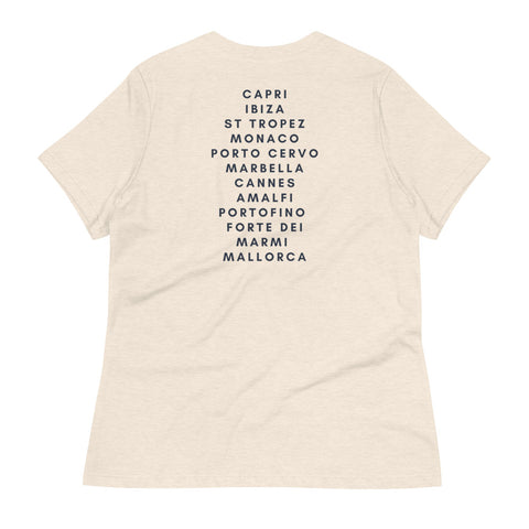 DOING.LES DESTINATION Women's Relaxed T-Shirt Heather Prism Natural | Shop Online at DOING-LES.com