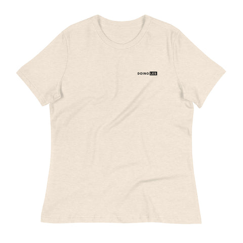 DOING.LES DESTINATION Women's Relaxed T-Shirt Heather Prism Natural | Shop Online at DOING-LES.com