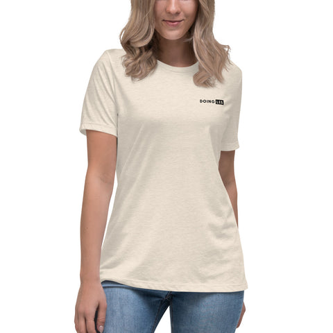 DOING.LES DESTINATION Women's Relaxed T-Shirt Heather Prism Natural | Shop Online at DOING-LES.com