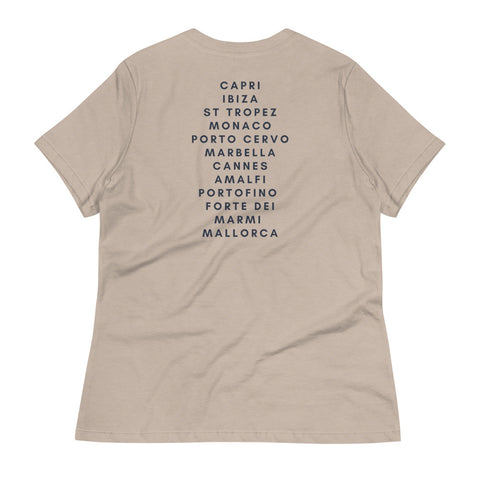DOING.LES DESTINATION Women's Relaxed T-Shirt Heather Stone | Shop Online at DOING-LES.com