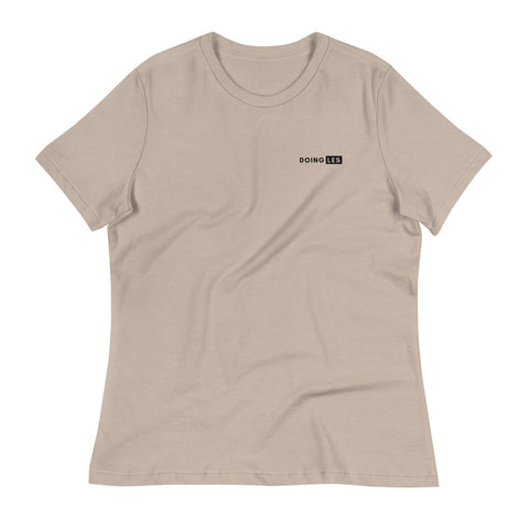 DOING.LES DESTINATION Women's Relaxed T-Shirt Heather Stone | Shop Online at DOING-LES.com