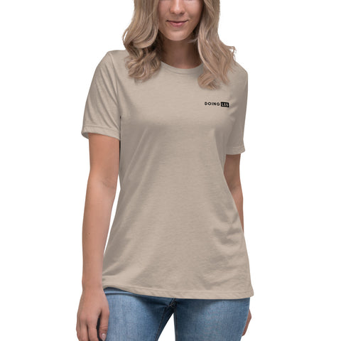 DOING.LES DESTINATION Women's Relaxed T-Shirt Heather Stone | Shop Online at DOING-LES.com