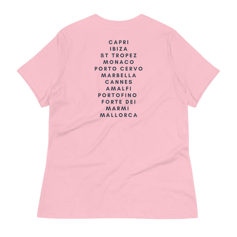 DOING.LES DESTINATION Women's Relaxed T-Shirt Pink | Shop Online at DOING-LES.com