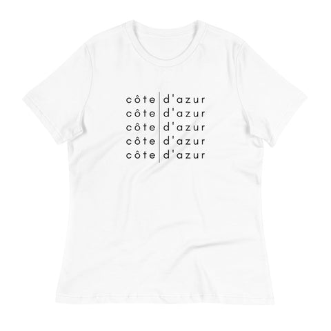 DOING.LES Côte d'Azur Women's Relaxed T-Shirt | Shop at DOING-LES.com