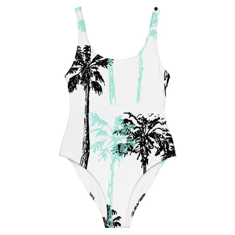 DOING.LES MIAMI Pastel Turquoise One-Piece Swimsuit