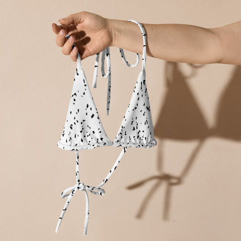 DOING.LES MIAMI Art Deco Recycled String Bikini Top