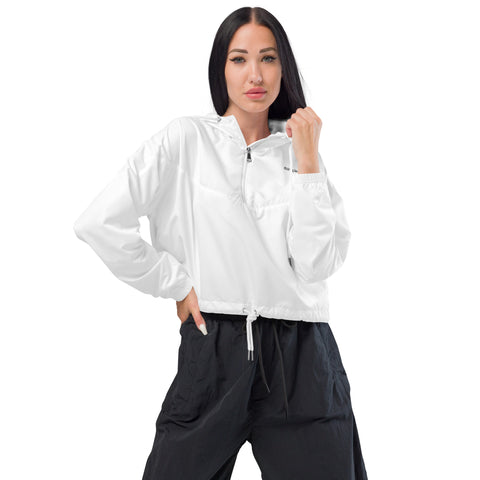 DOING.LES LE CHAMPAGNE EST MON EAU Women’s Cropped Windbreaker