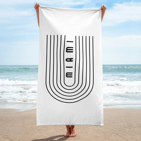 DOING.LES MIAMI Marlin Beach Towel