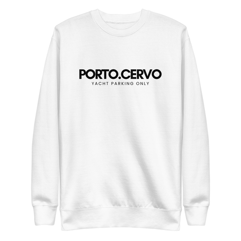 DOING.LES PORTO CERVO yacht parking only Unisex Premium Sweatshirt