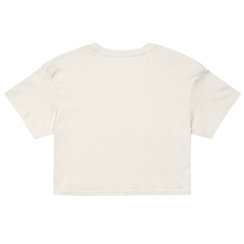 DOING.LES le champagne est mon eau Women’s Crop Top