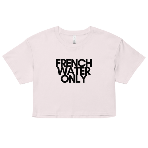 DOING.LES French Water Only Women’s Crop Top