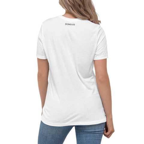 DOING.LES Champagne Campaign Women's Relaxed T-Shirt