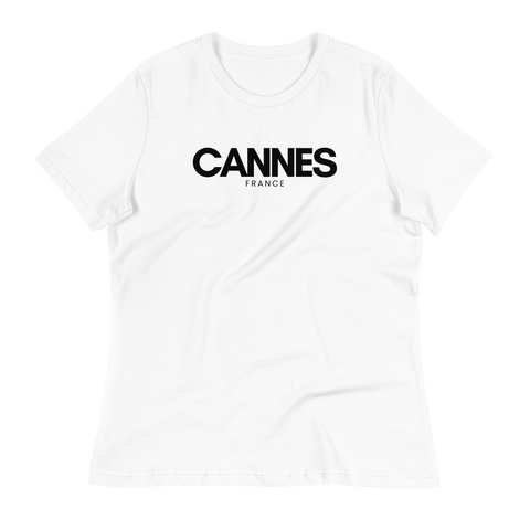 DOING.LES CANNES FRANCE Women's Relaxed T-Shirt