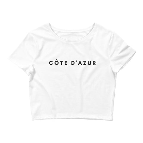 DOING.LES Côte d'Azur Women’s Crop Tee | Shop at DOING-LES.com