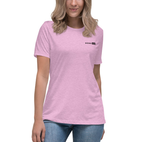 DOING.LES DESTINATION Women's Relaxed T-Shirt Heather Prism Lilac | Shop Online at DOING-LES.com